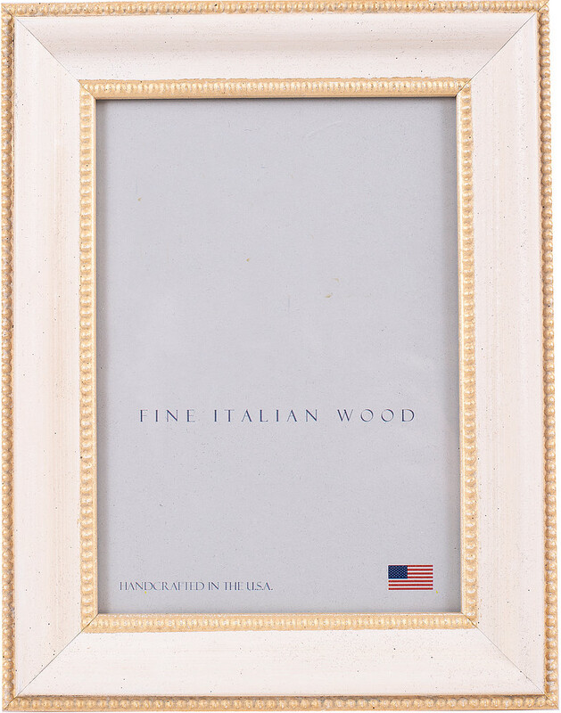 Photo Frame Emma Cream With Gold 3.5x5