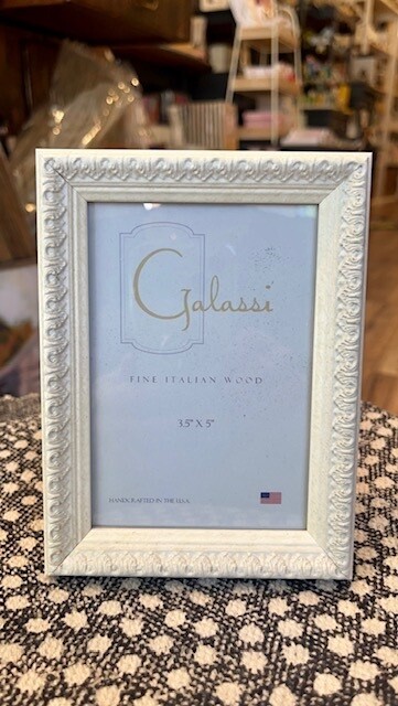 Photo Frame Elizabeth White 3.5x5