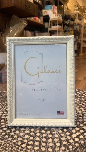 Photo Frame Elizabeth White 5&quot;x7&quot;