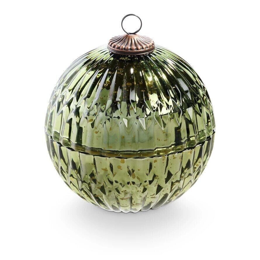 Illume Candle Balsam &amp; Cedar Mercury Ornament Green
