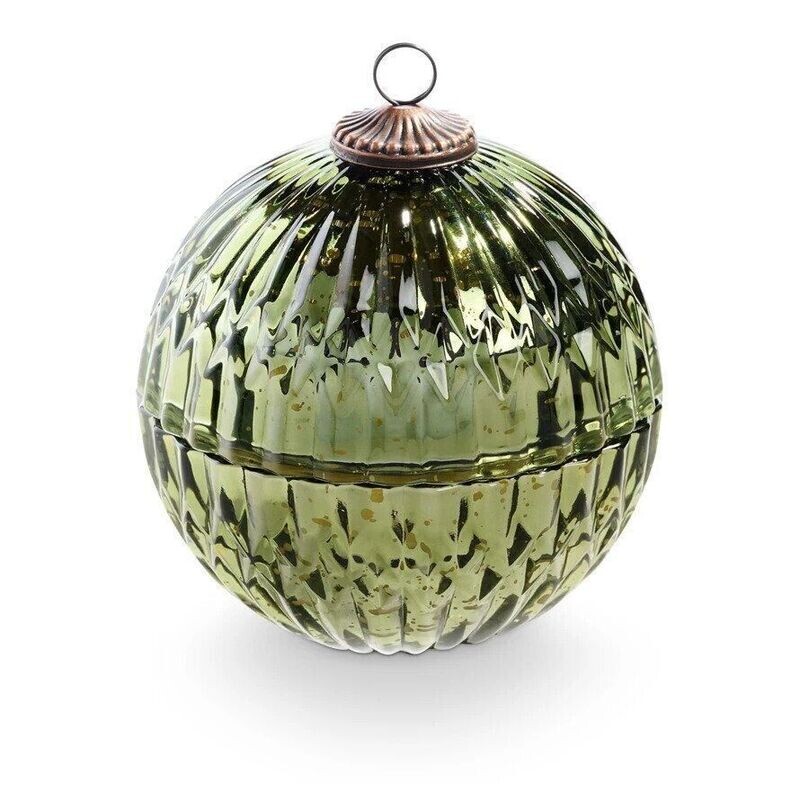 Illume Candle Balsam &amp; Cedar Mercury Ornament Green