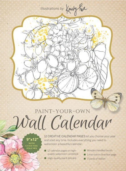 Paint Your Own Wall Calendar