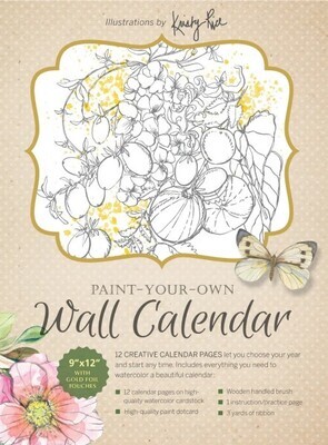 Paint Your Own Wall Calendar