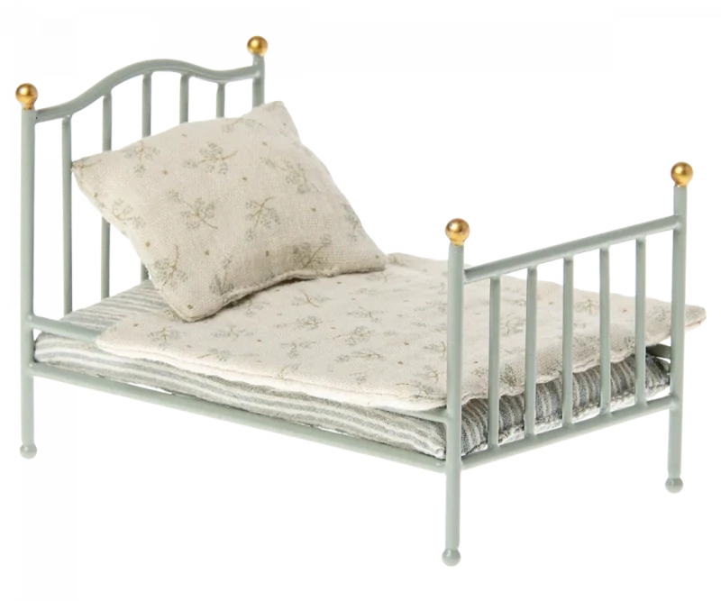 Maileg Mouse Vintage Bed Mint