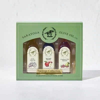 Saratoga Olive Oil And Vinegar Set Of 3 Saratoga Collection 60ml