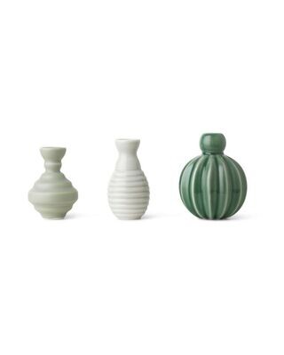 Handmade Ceramic Green Sphere Vase
