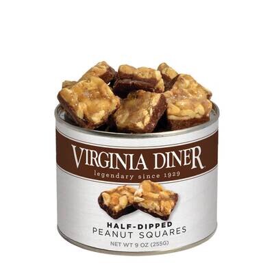 Virginia Diner Half Dipped Peanut Squares 9 oz