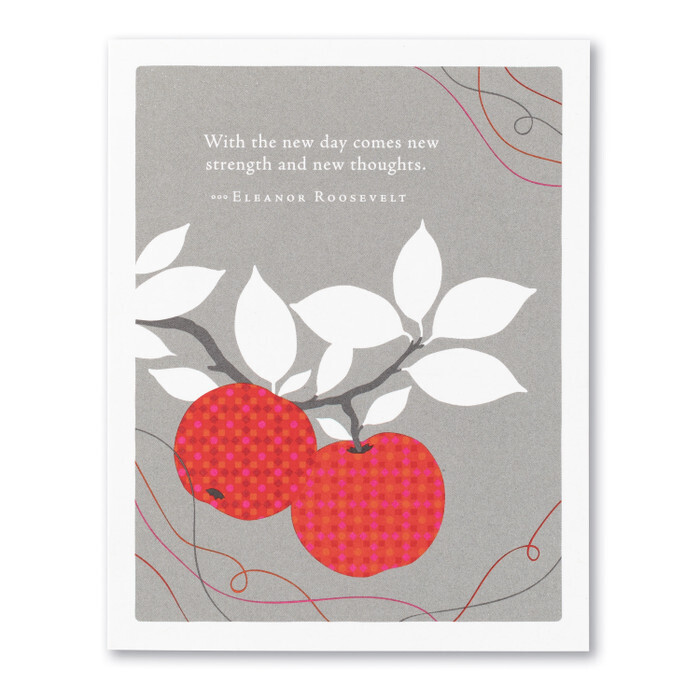 Card With The New Day Comes New Strength