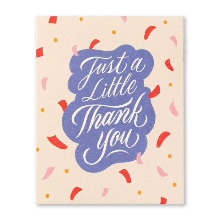 Card Just A Little Thank You