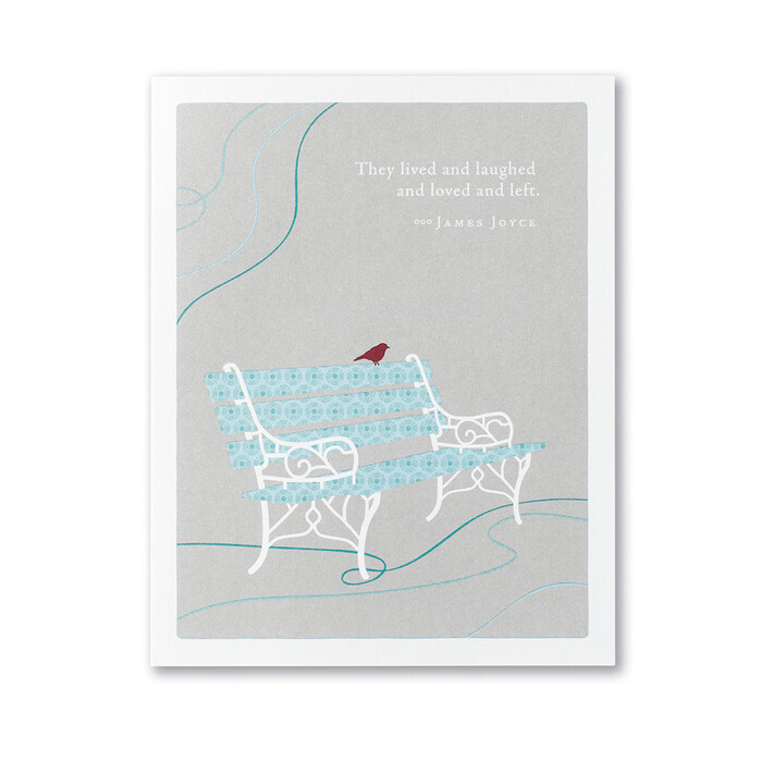 Card They Lived And Laughed