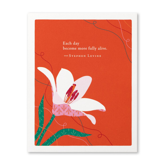 Card Each Day Become More Fully Alive