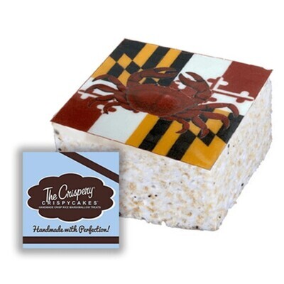 The Crispery Specialty Red Crad In Maryland Flag Marshmallow Treat