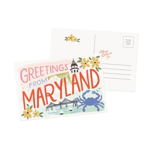 Postcard Greetings From Maryland