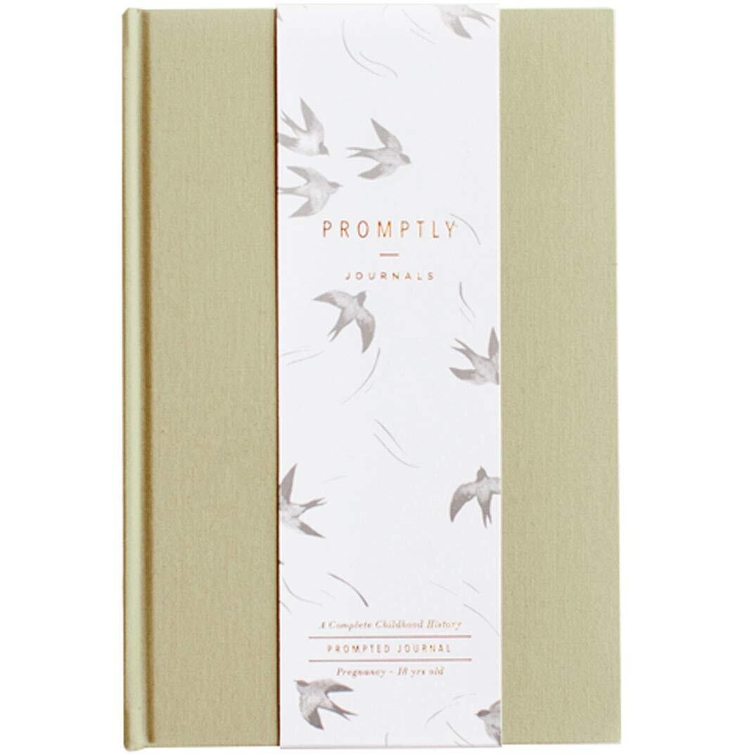 Childhood History Journal In Sage Green