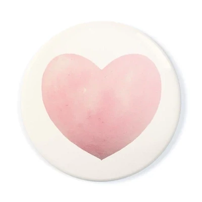 Felix Doolittle Pink Heart Pocket Mirror