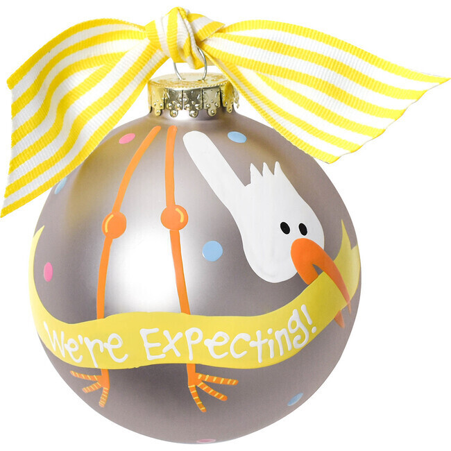 Ornament Stork Were Expecting Final Sale