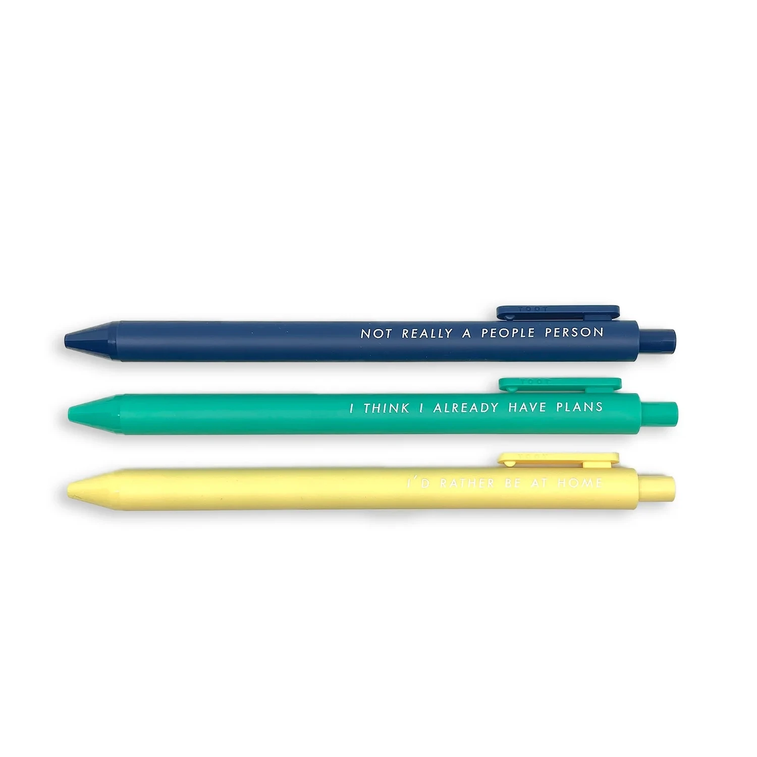 Pens For Introverts Set Of 3
