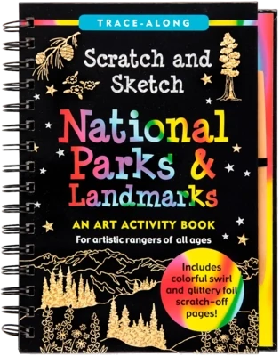 Book Scratch And Sketch National Parks & Landmarks