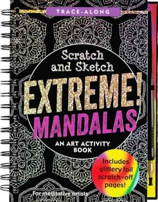 Book Scratch And Sketch Extreme Mandalas