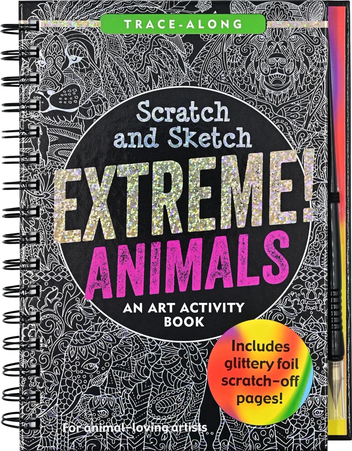 Book Scratch And Sketch Extreme Animals