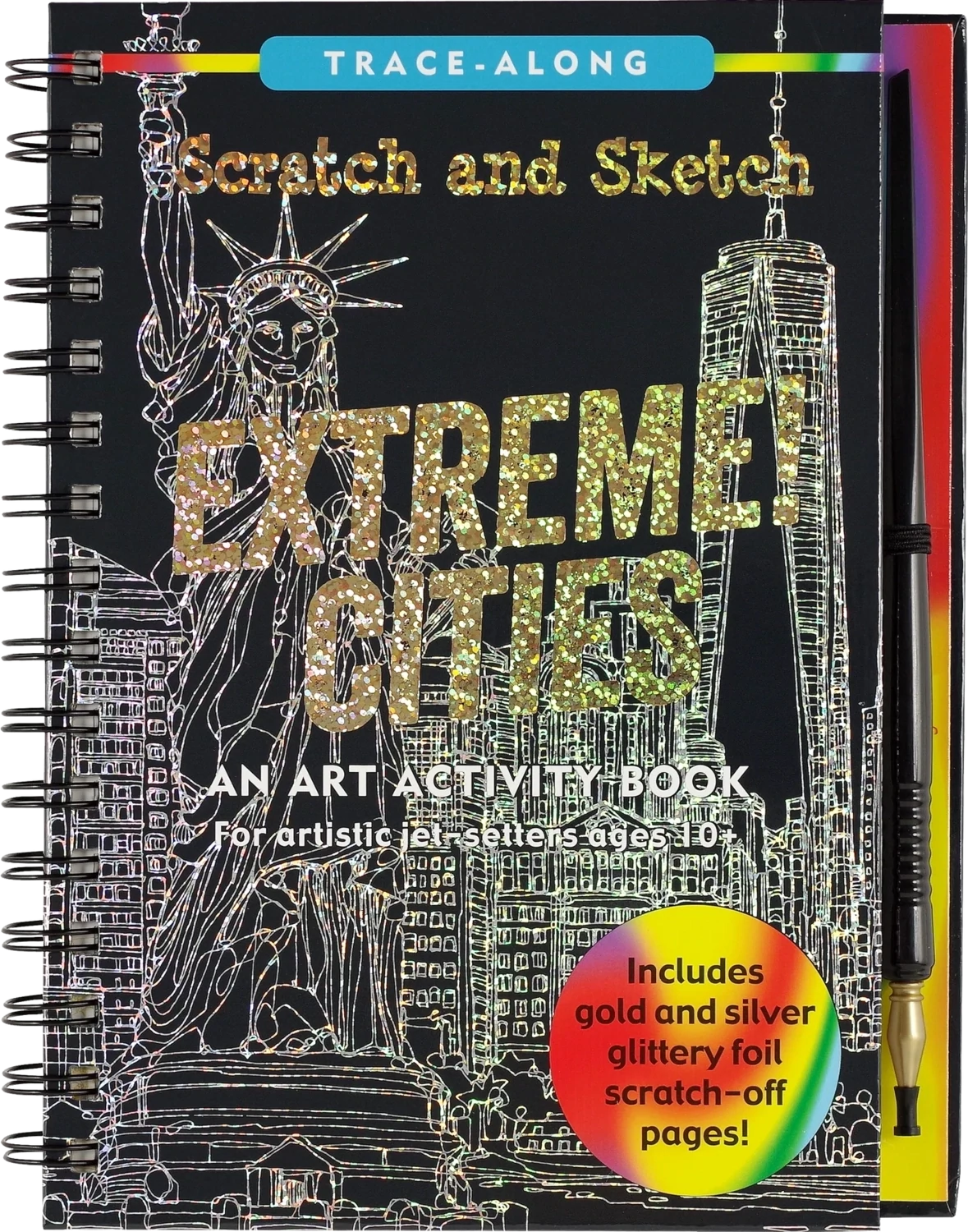 Book Scratch And Sketch Extreme Cities