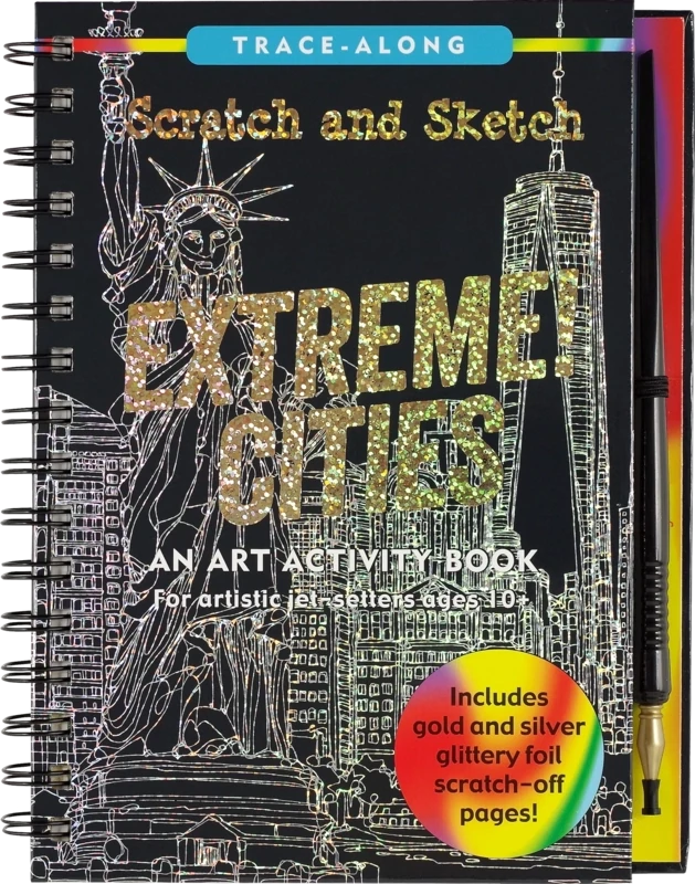 Book Scratch And Sketch Extreme Cities