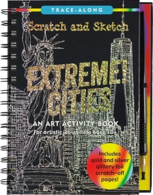 Book Scratch And Sketch Extreme Cities