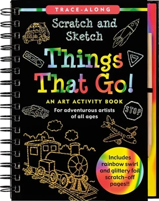Book Scratch And Sketch Things That Go!