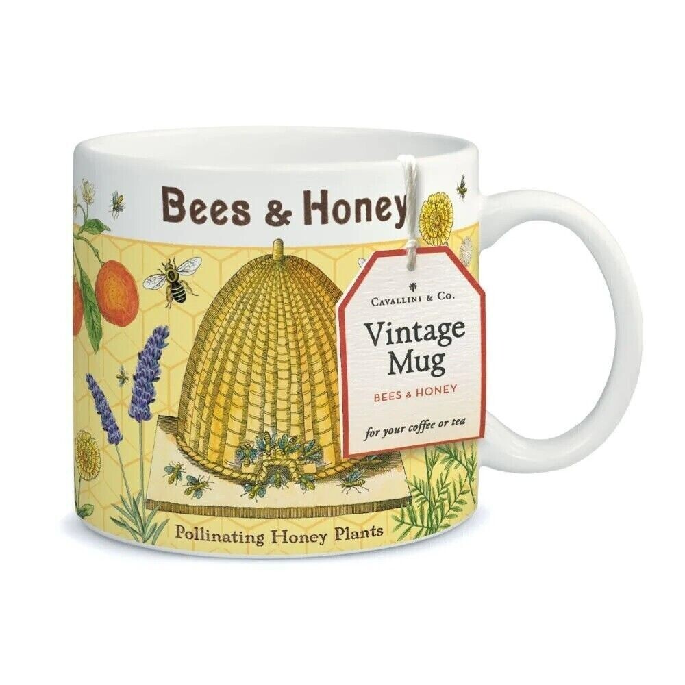 Bees &amp; Honey Vintage Mug 14 fl oz