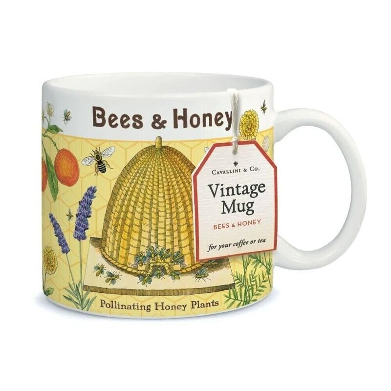 Bees &amp; Honey Vintage  Mug 14 fl oz