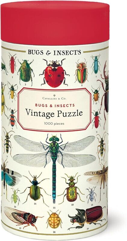 Bugs &amp; Insects 1,000 Piece Vintage Puzzle