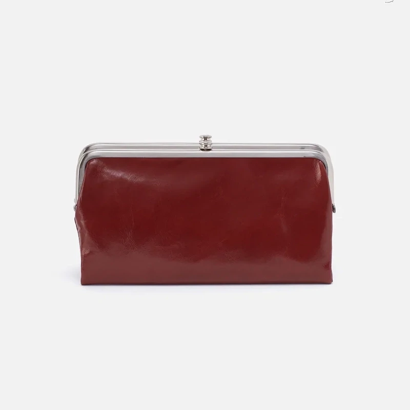 HOBO Lauren Clutch Wallet In Henna