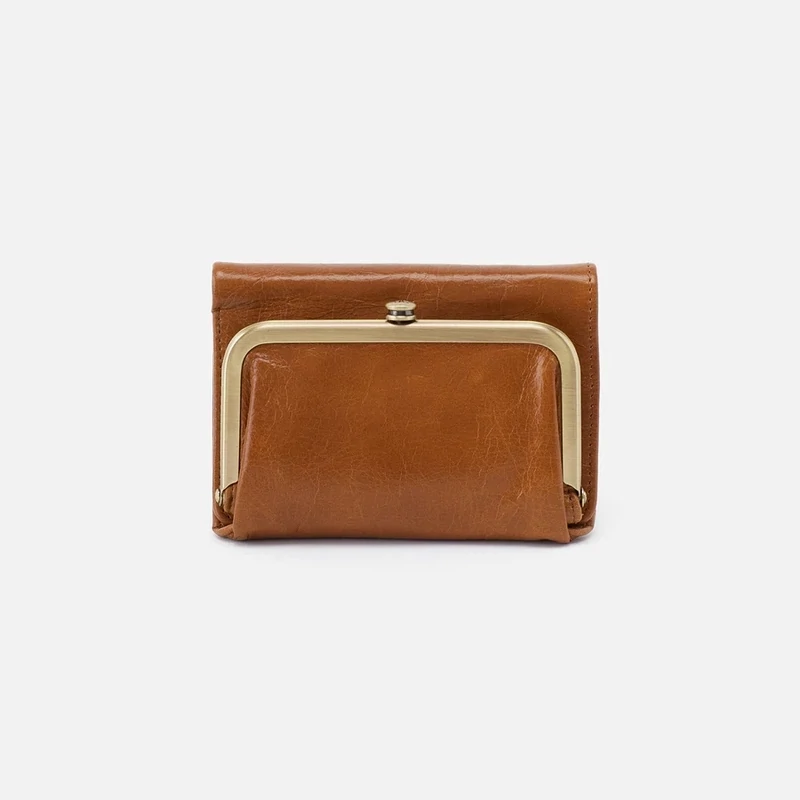 HOBO Robin Compact Wallet In Truffle