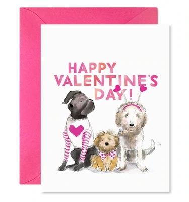 Card Valentines Doggies