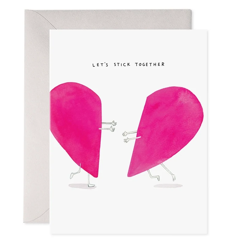Card Lets Stick Together