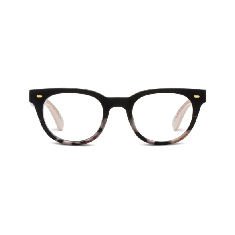 Peepers Take It Easy Black And Black Marble +2.75