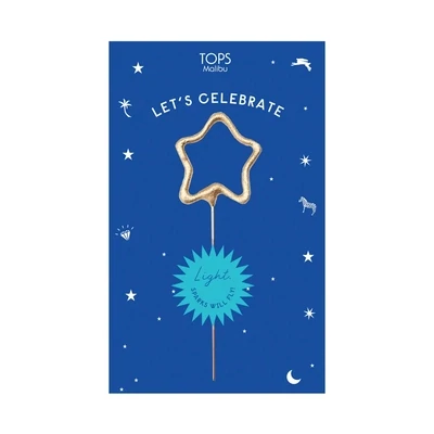 Star Sparkler Blue Card Lets Celebrate