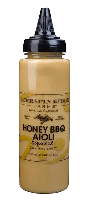 Honey BBQ Aioli Garnishing Squeeze