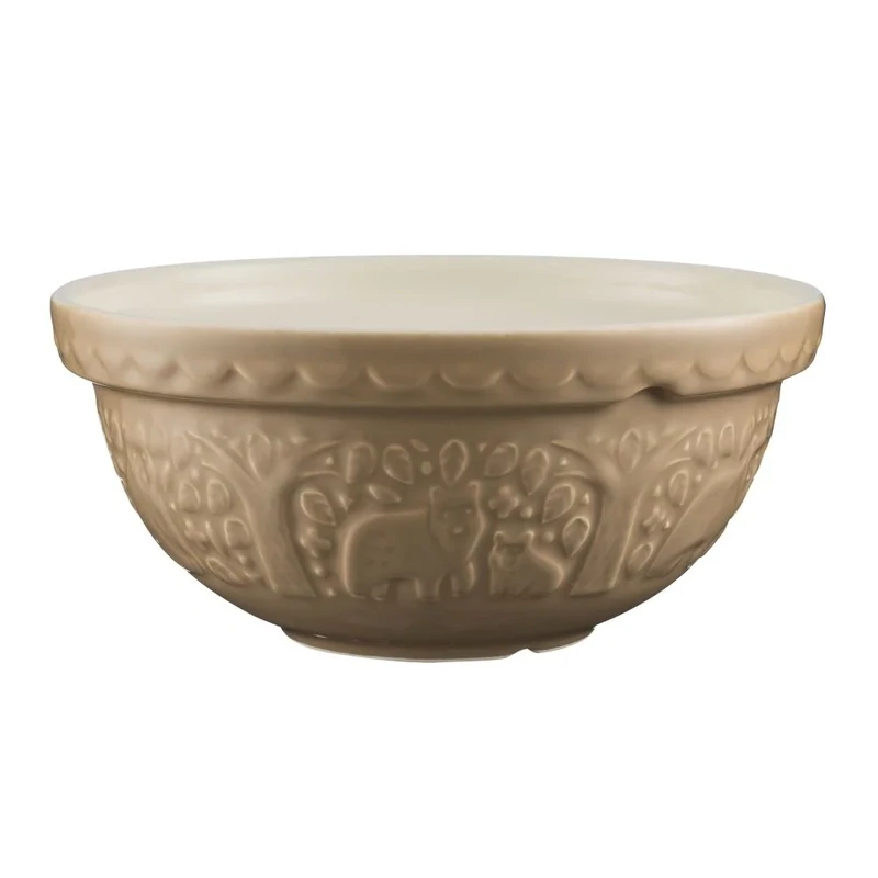 Mason Cash In The Forest Cane Bear Mixing Bowl 9.75