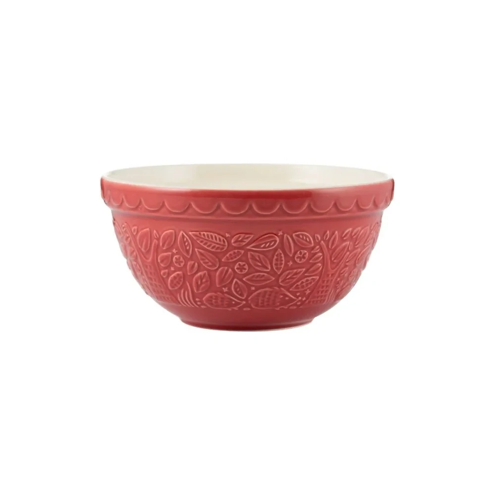 Mason Cash In The Forest Red Mixing Bowl 8.25