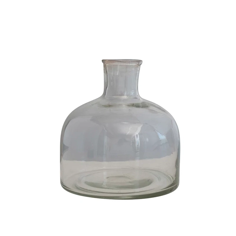 Blown Glass Clear Vase