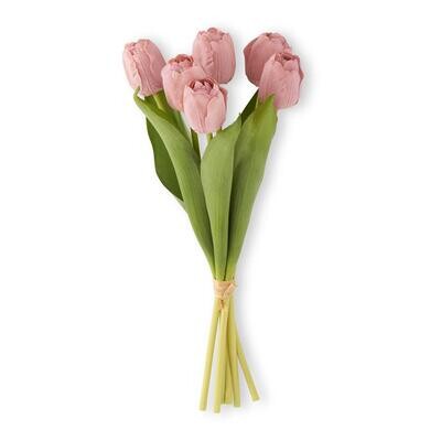 Real Touch Mauve Tulip 13"