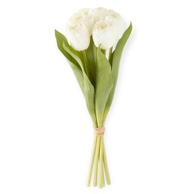 Real Touch White Tulip 13"