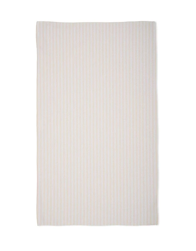Geometry Tea Towel Summer Stripe Cream