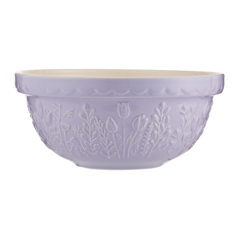 Mason Cash In The Meadow Tulip Lavender Mixing Bowl 9.75&quot;