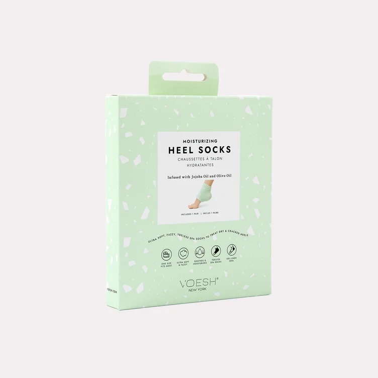 Moisturizing Heel Socks In Green