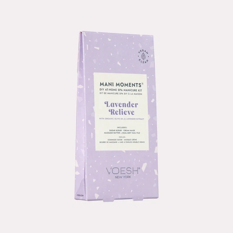 Mani Moments DIY At Home Spa Manicure Kit Lavender Relieve