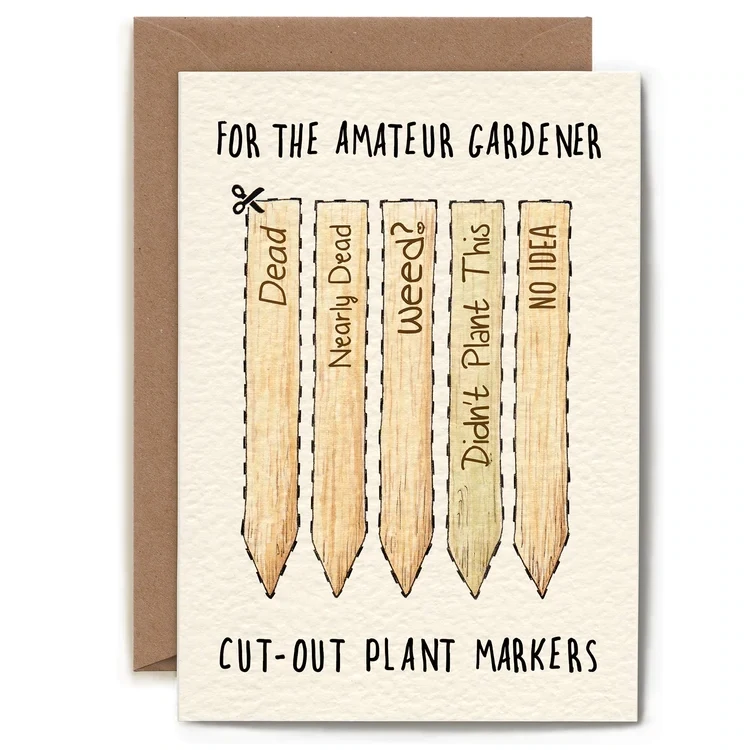 Greeting Card Amateur Gardener