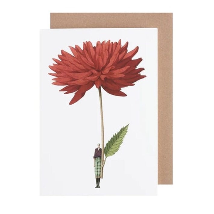 Greeting Card Dahlia