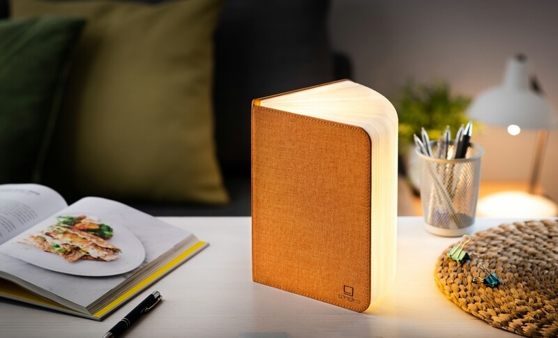 Large Smart Book Light Harmony Orange Fabric
